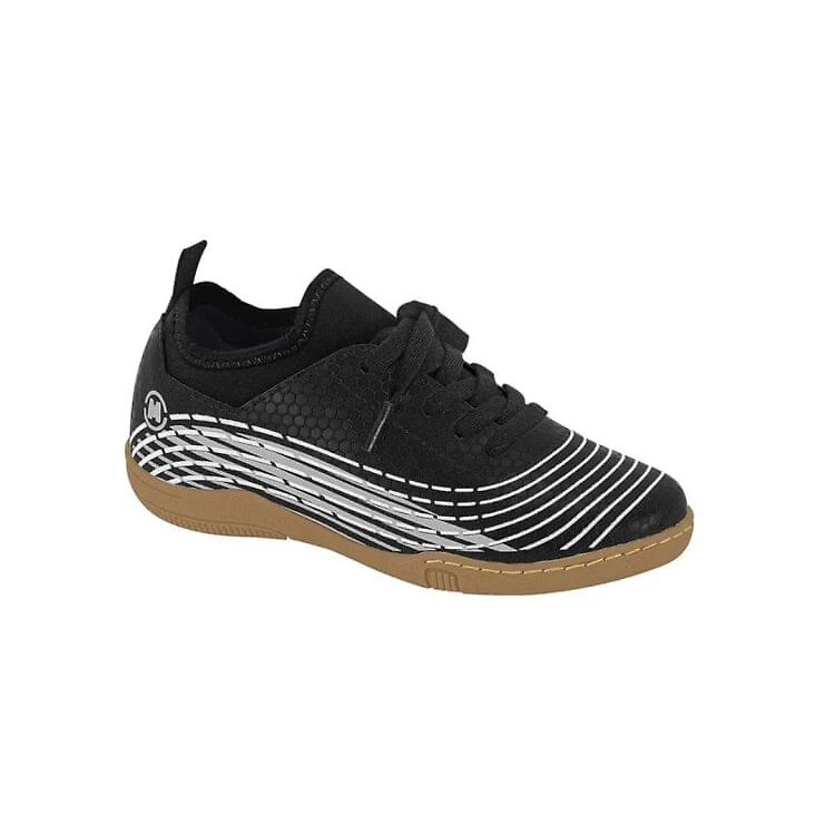 Tenis Futsal Molekinho Infantil - Ptocnzbco - PTO/CNZ/BCO