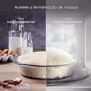 Forno de Micro-ondas Electrolux Efficient ME36B Funções Fermentar e Manter Aquecido Branco 36 L 110V