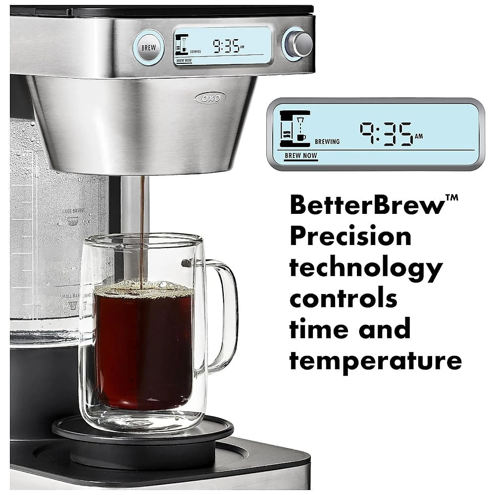 Cafeteira de 12 xícaras com Jarra Térmica de Parede Dupla com Isolamento a Vácuo e Controle de Temperatura, 110V, OX...