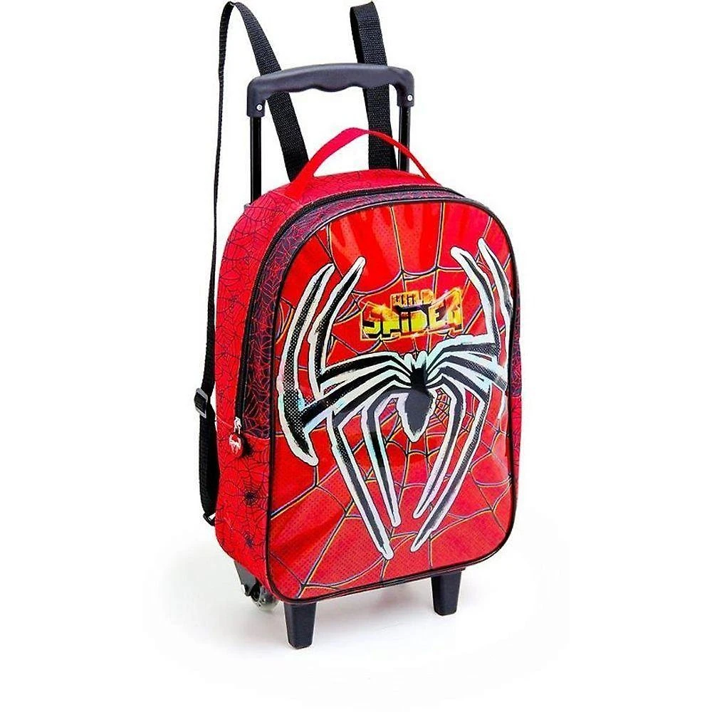 Kit Mochila Infantil com Rodinha Wild Spider Média Sortida Wild Card