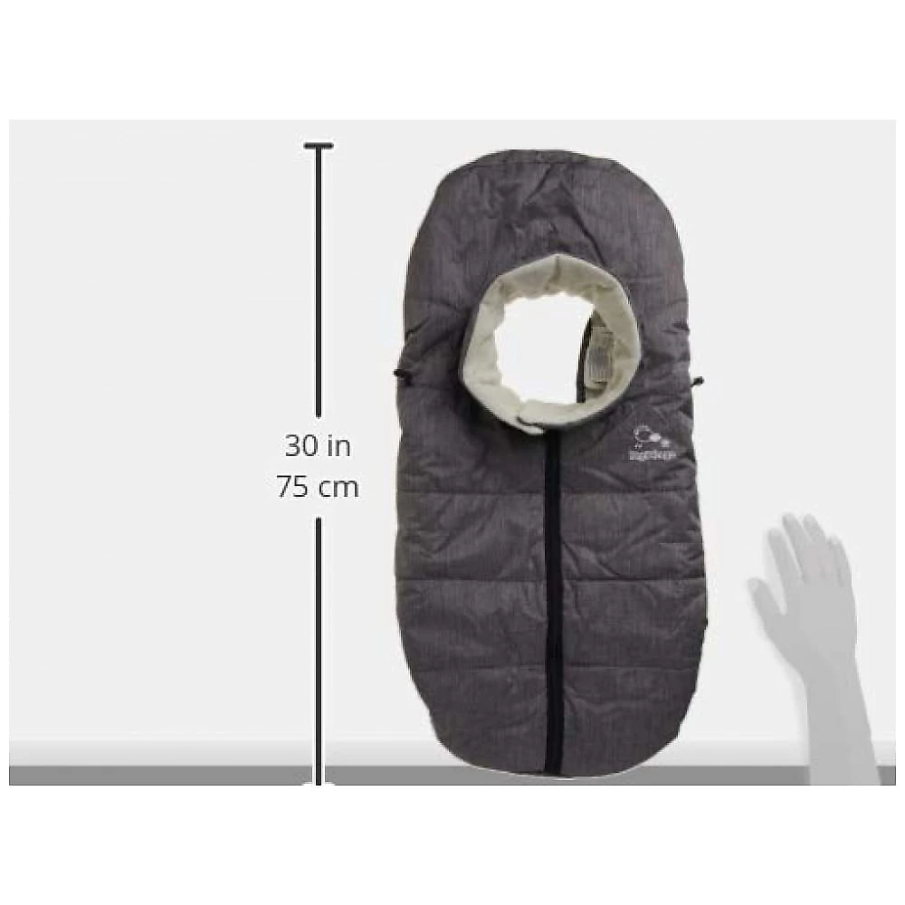 Capa Protetora Peg Perego Primo Viaggio Igloo Cinza Claro com Isolamento Térmico brazilborder-0827000841552