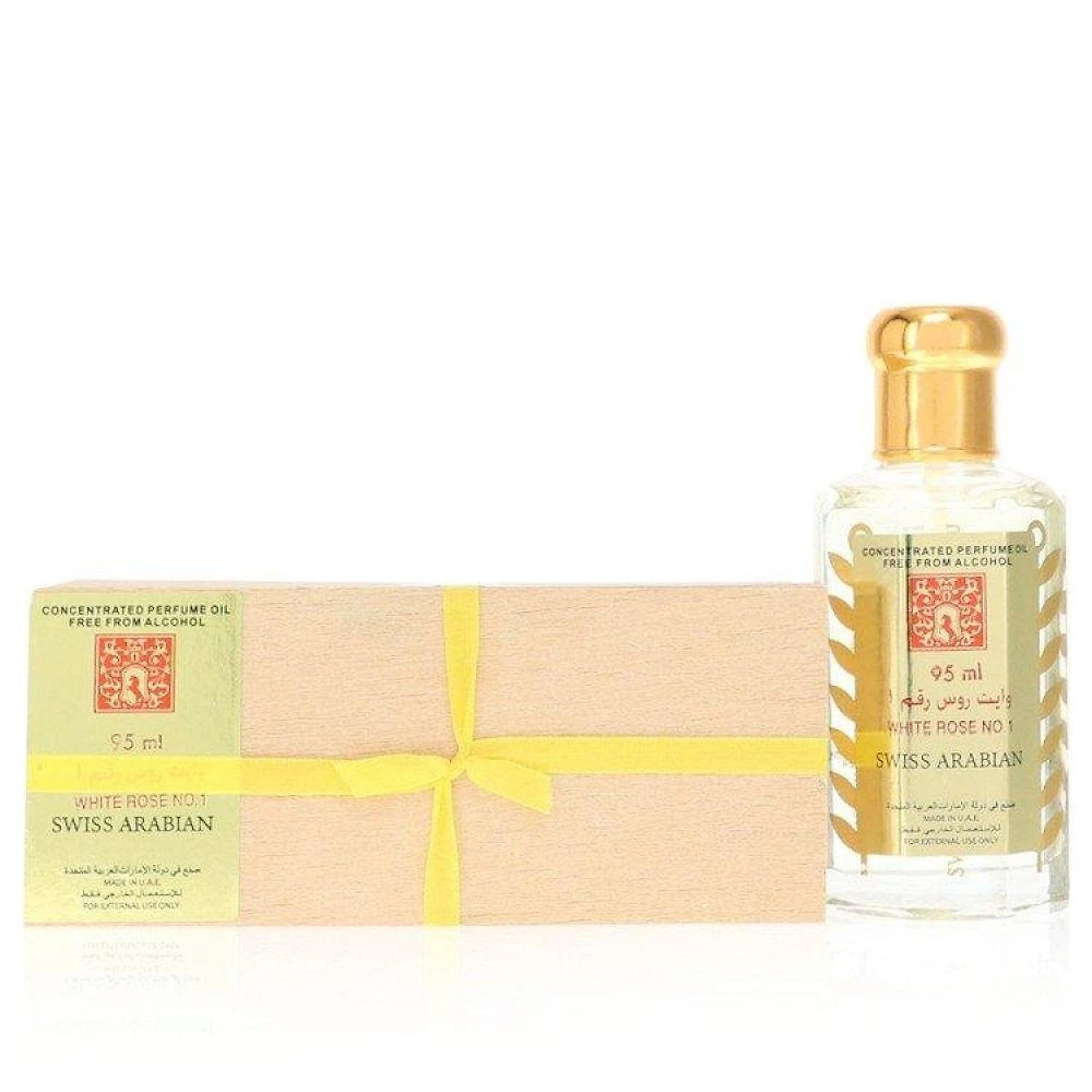 Perfume White Rose No 1 Swiss Arabian 94 Ml Óleo de Perfume