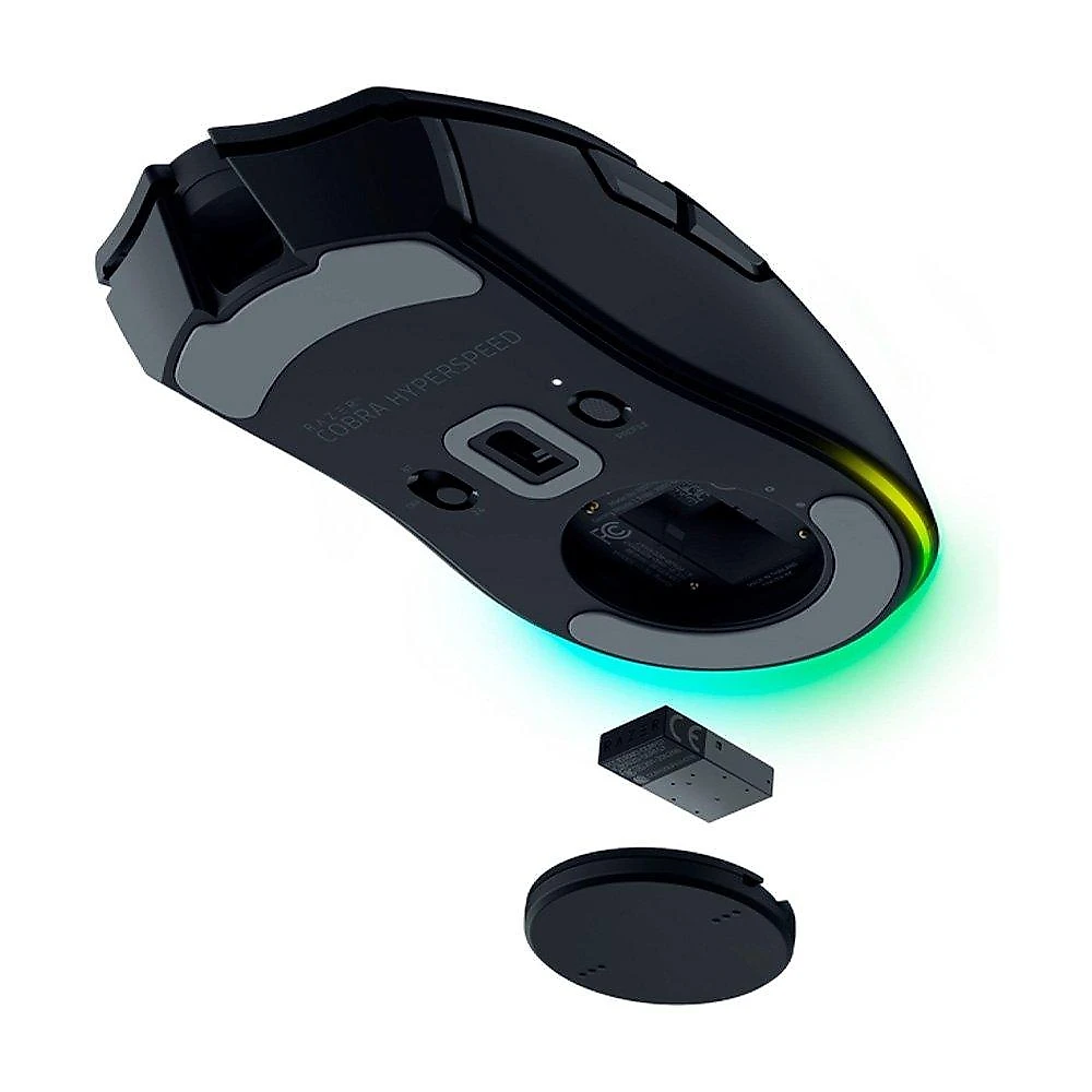 Mouse Gamer Sem Fio  Razer Cobra HyperSpeed, 30000 DPI, RGB Chroma, Ultra-Leve, Preto - RZ01-05570100
