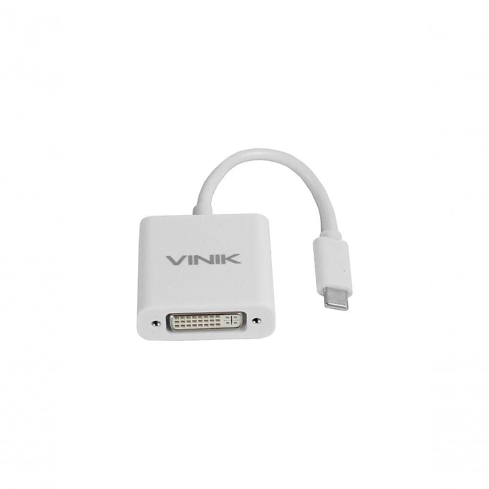 Adaptador Usb C para Dvi D ATDPVN para Monitor e Projetor Branco Vinik