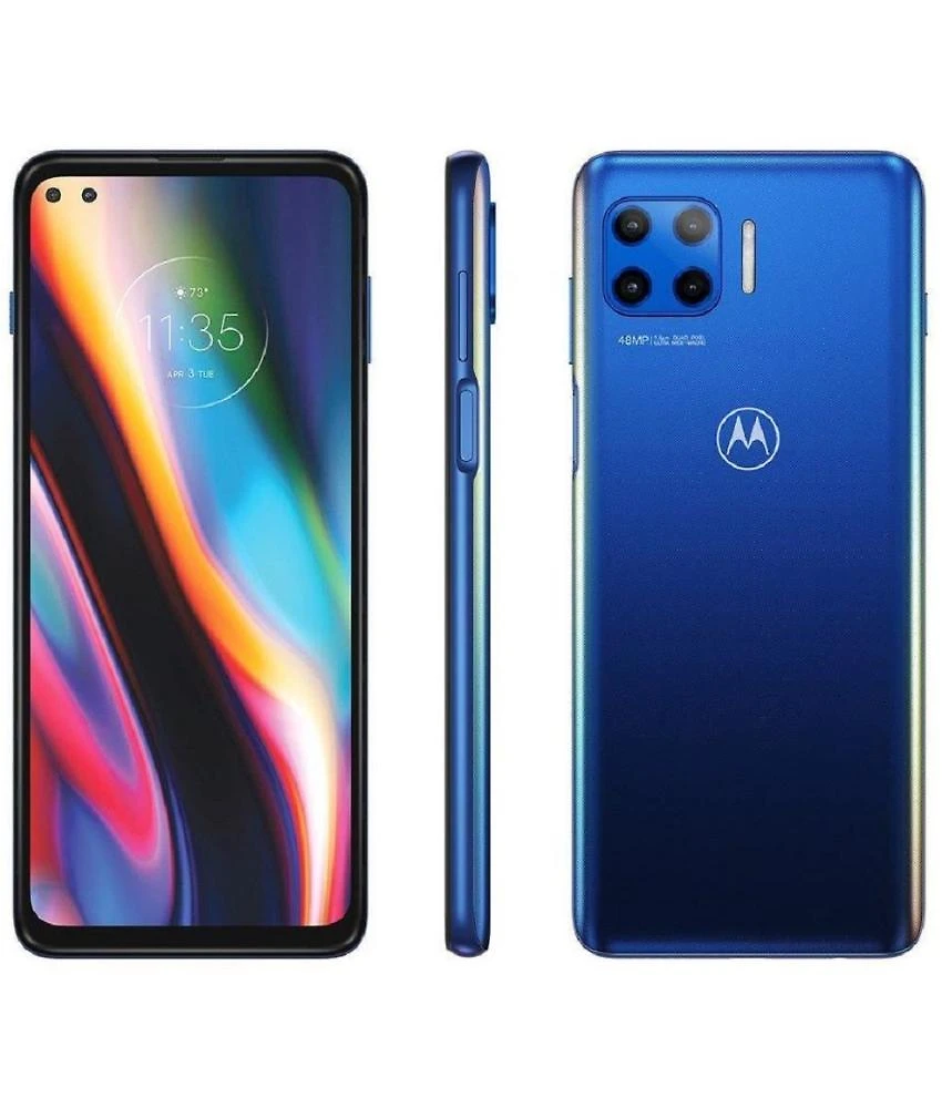 Usado: Motorola Moto G 5G Plus 128GB Azul Oceano Bom - Trocafone