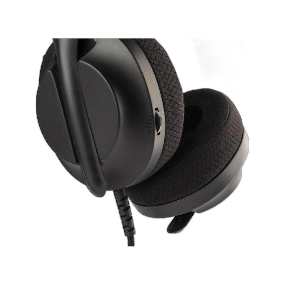Headset Fortrek Wise USB com Microfone Retrátil e Controle de Volume Preto webcontinental-7898554608918