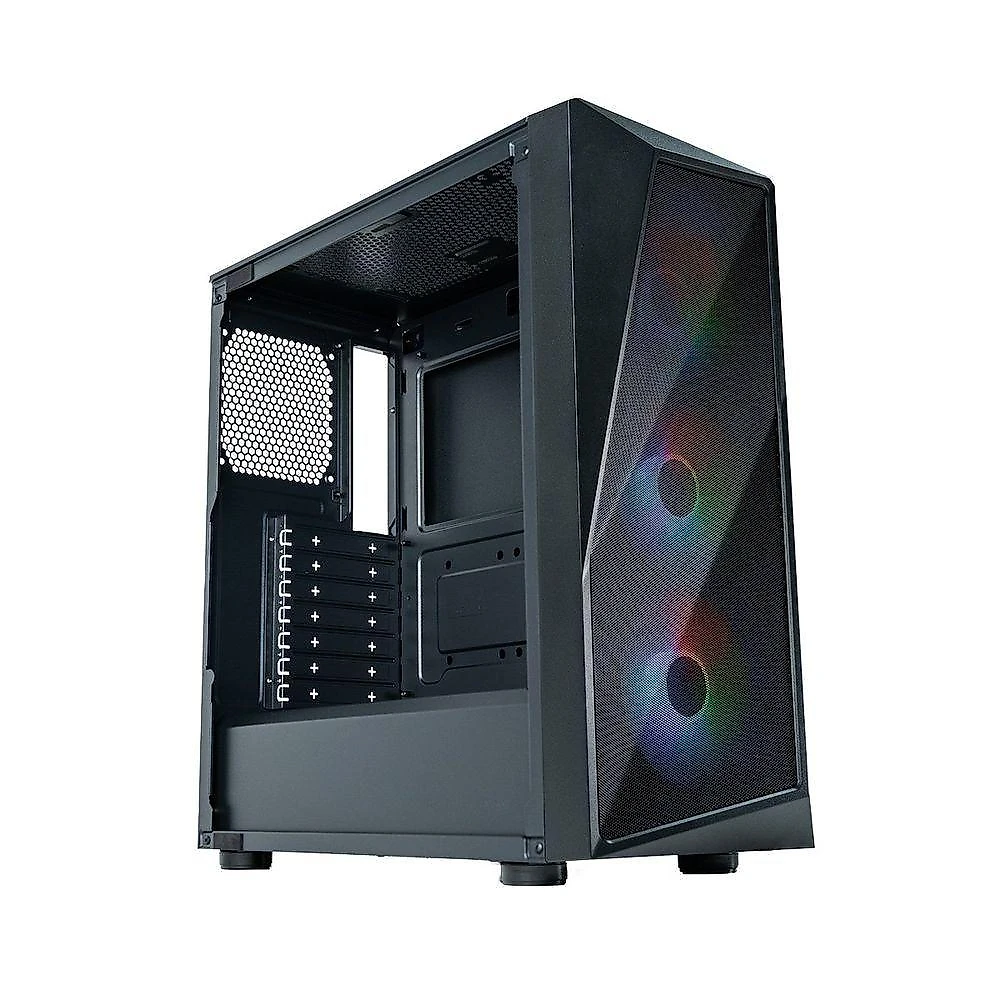 Gabinete CMP520 Mid Tower ATX Vidro Temperado com 3 Fans ARGB Preto Cooler Master