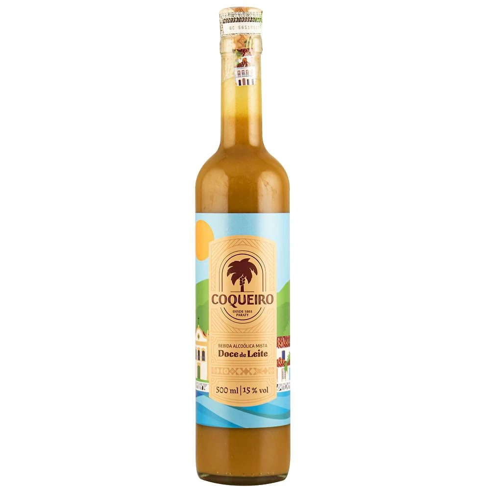 Bebida mista coqueiro doce de leite 500ml