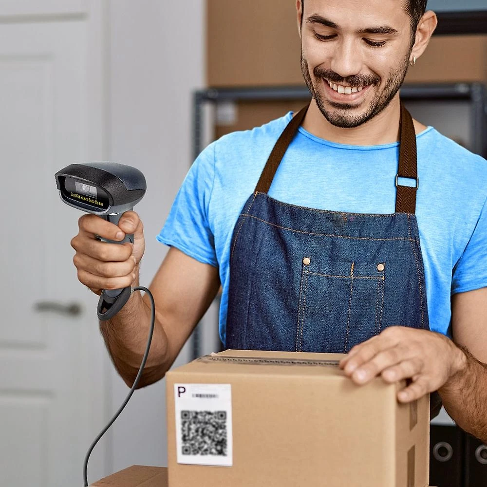 Leitor de código de barras 2d boleto multi  - ga217