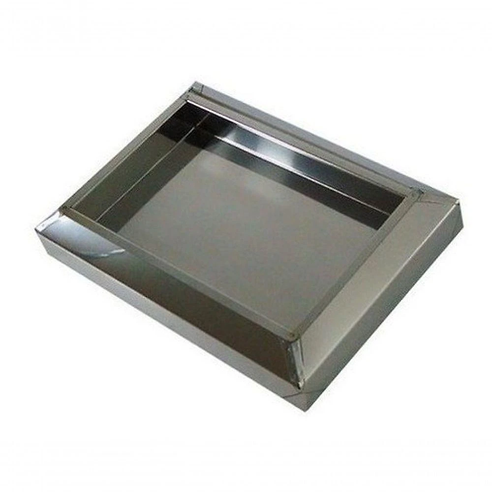 Cinzeiro de Chão em Aço Inox 6 e 5cm X 33cm X 23 e 5cm Inox Coletor de Bituca