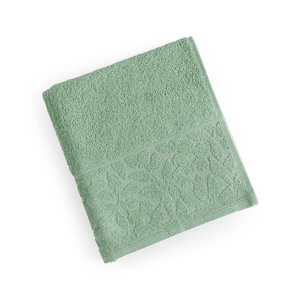 Jogo De Banho Blume Toalhas Macias 100% Algodão Fio Penteado 5 Peças Verde E Bege