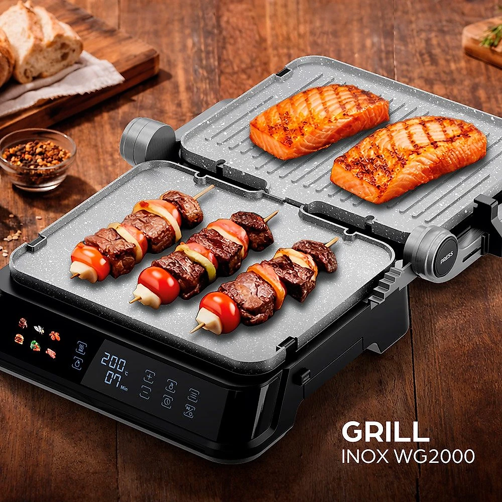Grill Elétrico WAP com Chapas Antiaderentes Removíveis - WG2000 110