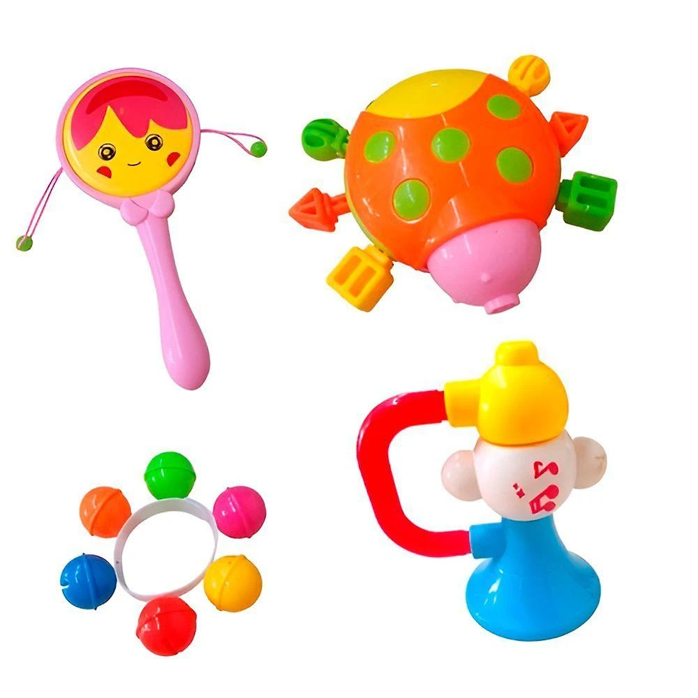 Kit Chocalho Brinquedo Infantil Interativo Divertido Bebê Criança - Estímulo, Aprendizado E Diversão
