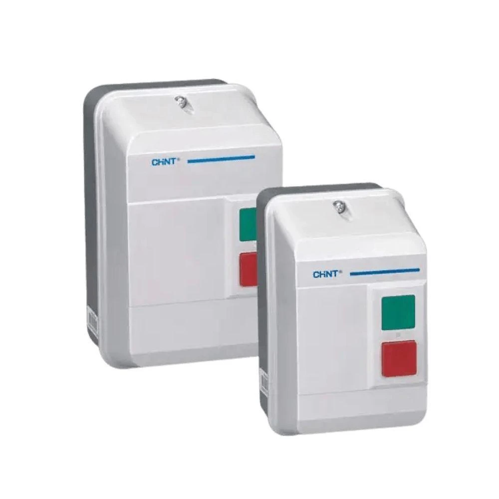 Chave de Partida Direta Chint Nq3-5.5p Motor 1CV 220V com Proteção Sobrecarga e Falha de Fase