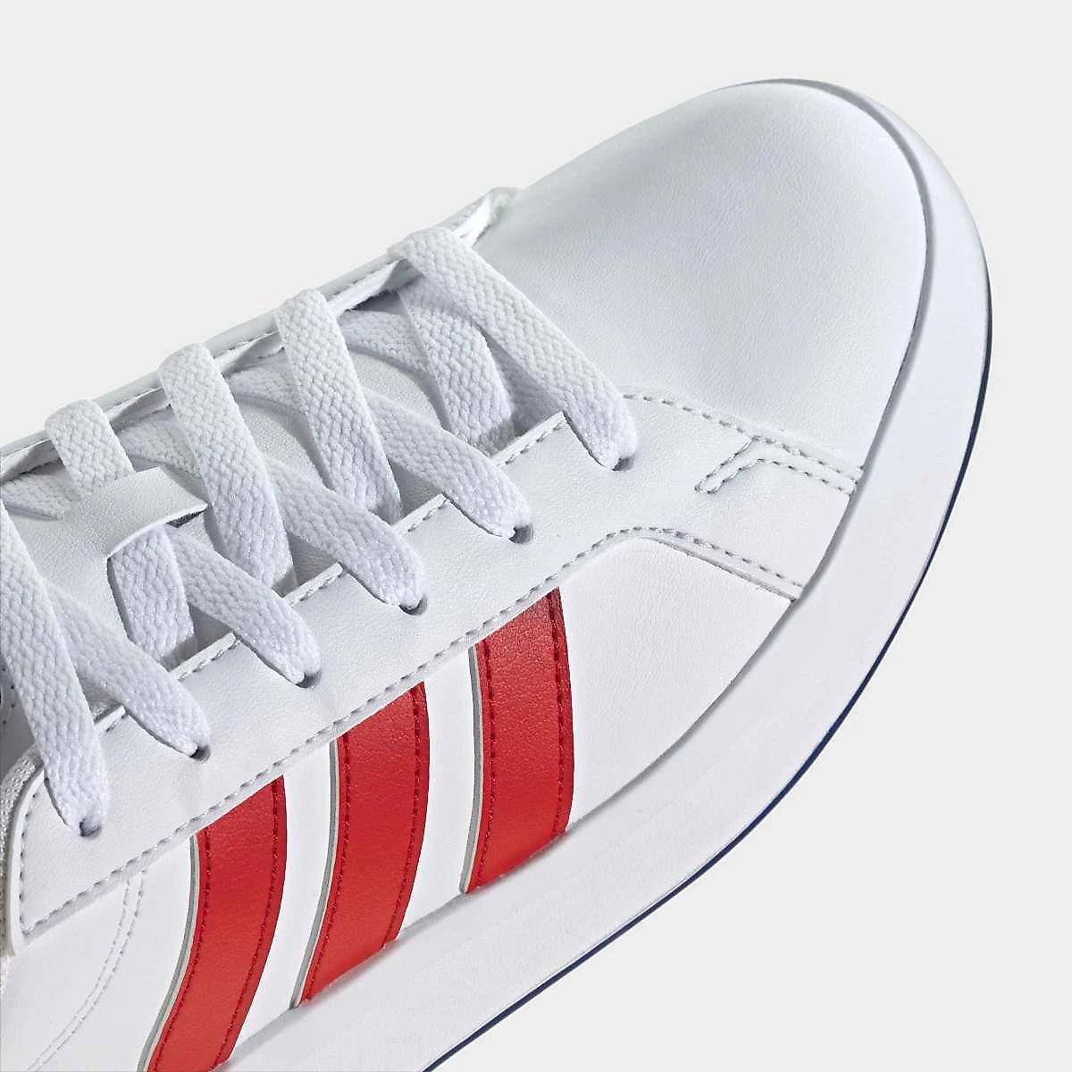 Tênis Infantil Adidas Grand Court 3.0 Branco+Azul Royal - 33