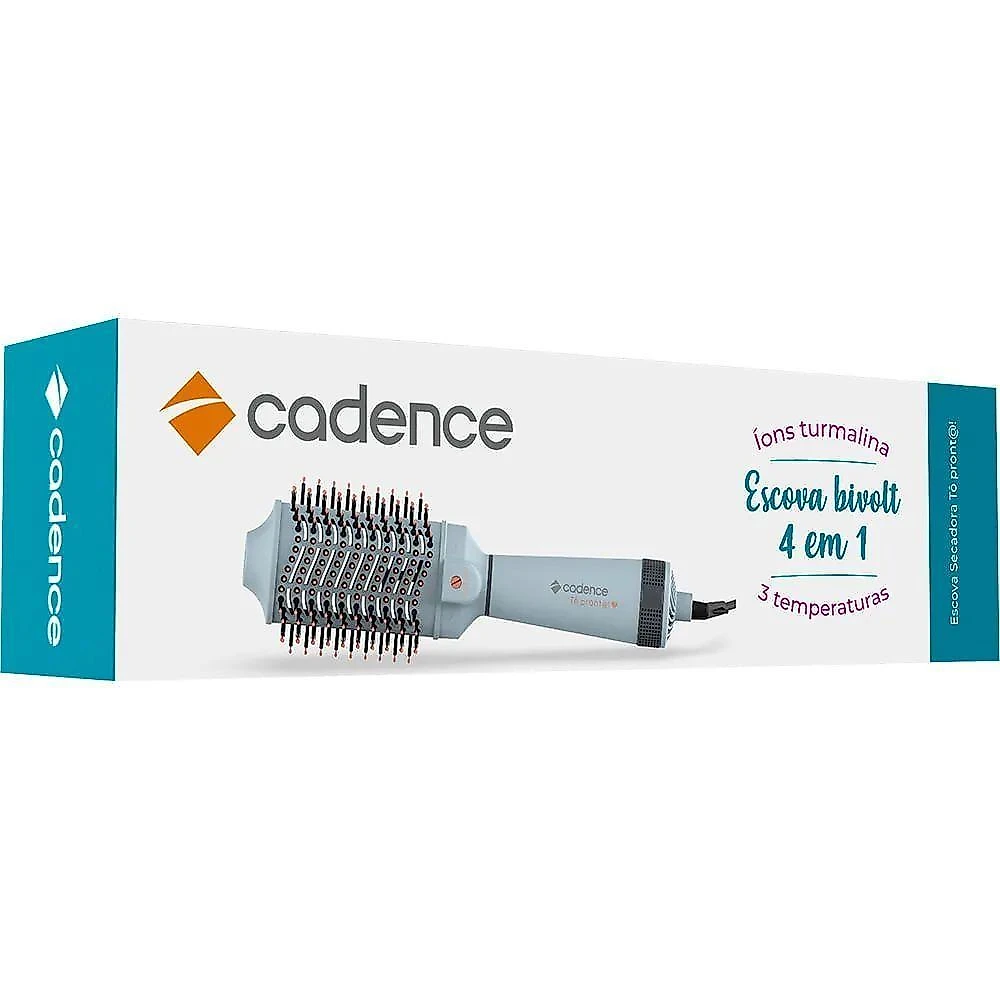 Escova secadora 4 em 1 tô pront@ esc710-biv 1200w cadence bivolt