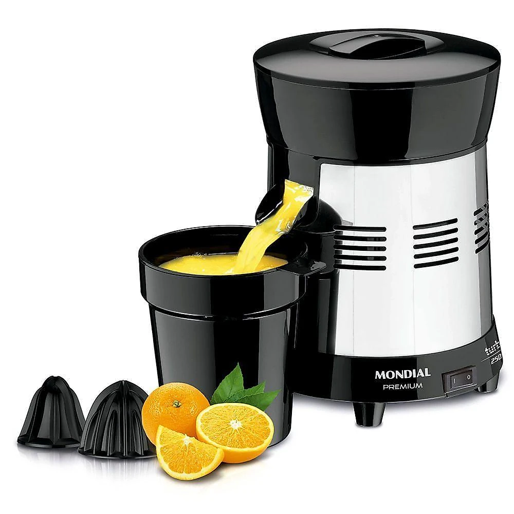 Extrator de sucos turbo premium e-10 250w bivolt 1l preto mondial