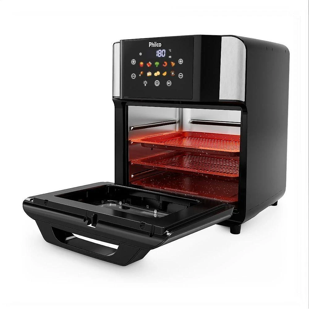Air Fryer Oven Philco 15L Painel Digital PAF15A 220V