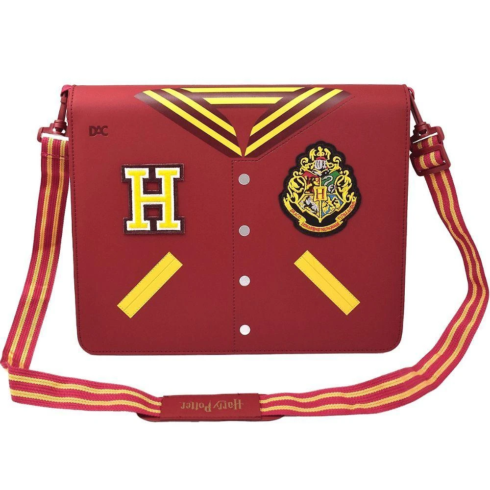 Fichário Universitário com Zíper DAC 5349 Harry Potter 4 Argolas 48 Folhas e 10 Divisórias Vermelho