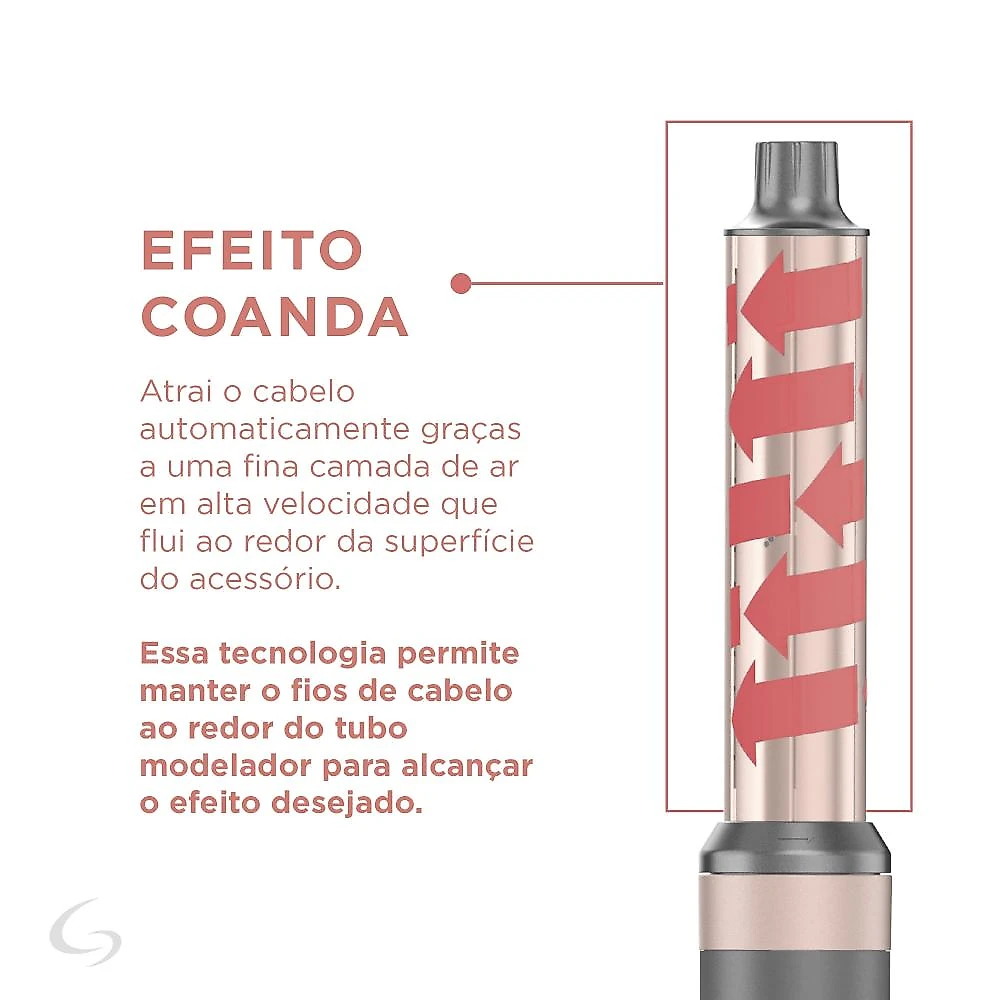 Secador de cabelo multistyler ga.ma uniq flow 15 em 1 bivolt