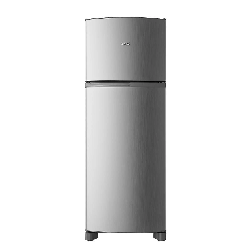 Geladeira Consul Duplex Frost Free 333L Inox CRM40MK Convencional 220V