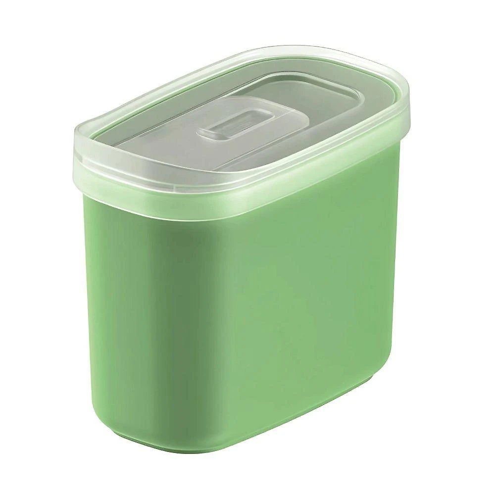 Pote Mixcolor Armazenamento em Plástico com Proteção Antimicrobiana para Cozinha Transparente
