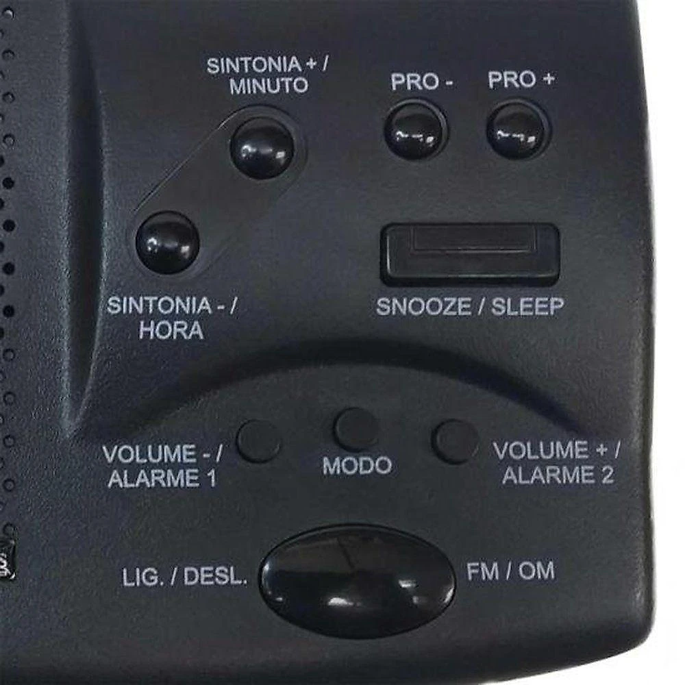 Rádio Relógio Motobras RM-RRD22 com Despertador Duplo, Sintonia AM-FM com 10 Memórias 115V-230V