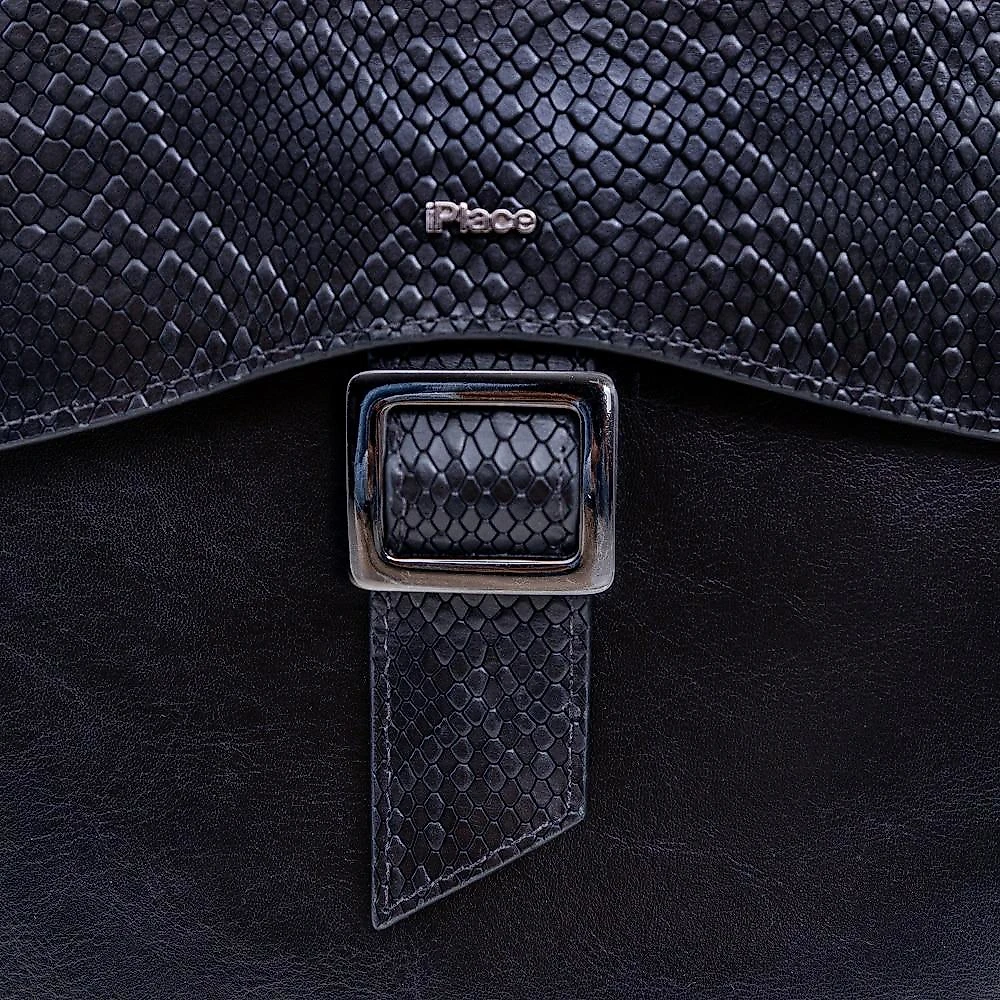 Mochila Aurora, Originais iPlace, Preta Snake