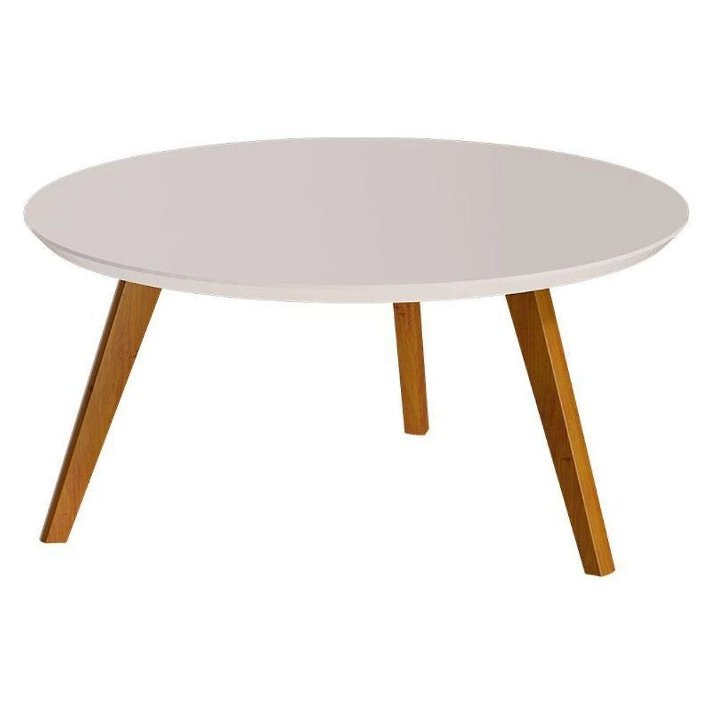 Mesa De Centro Classic Redonda Off White - Imcal