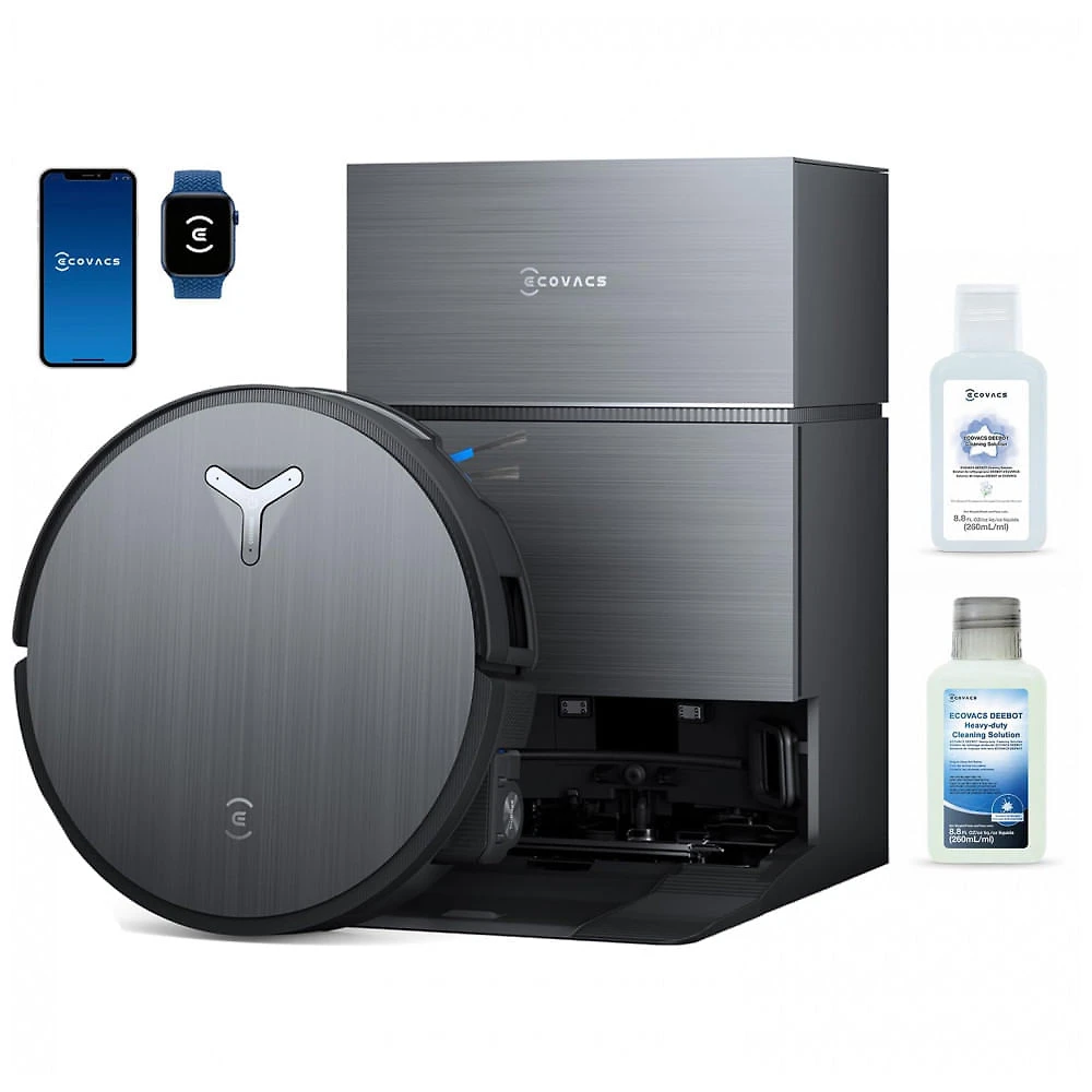 Robô Aspirador ECOVACS DEEBOT X11 PRO OMNI 19.500Pa Sucção Rolo Autolimpante Preto