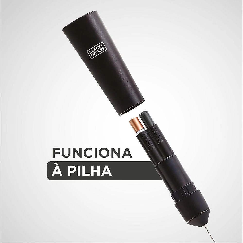 Mixer Portátil sem Fio de Mão Black + Decker M150 Multiuso Preto Bivolt