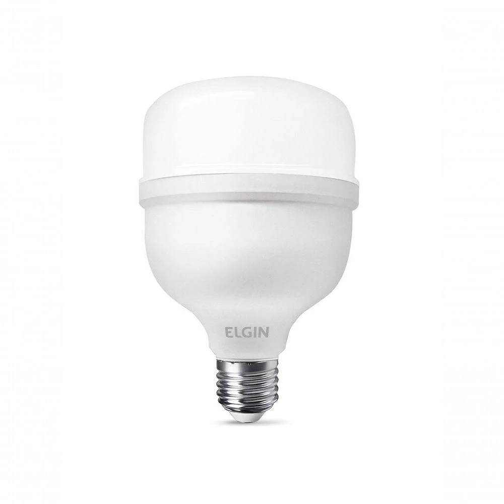 Lâmpada Bulbo LED Super Bulbo T 40W com Base E27 Bivolt Branca Fria Elgin