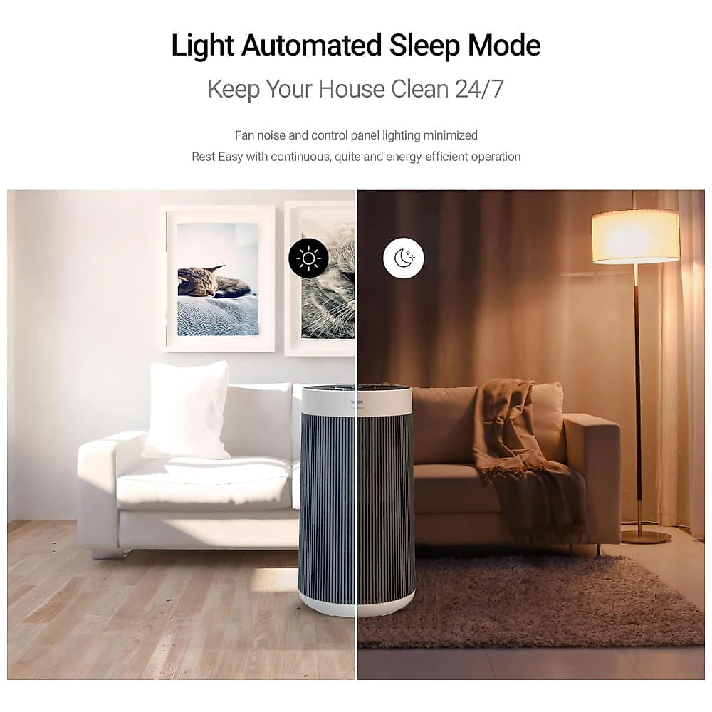 Purificador de Ar WINIX T830 para Ambientes Extra Grandes de até 183m² com WiFi, Monitor de Qualidade do Ar e Filtro True HEPA