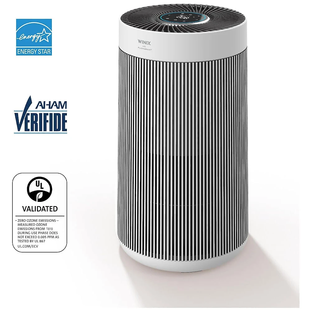 Purificador de Ar Winix T810 para Ambientes de até 38m² com WiFi, Filtro HEPA e Monitor de Qualidade do Ar