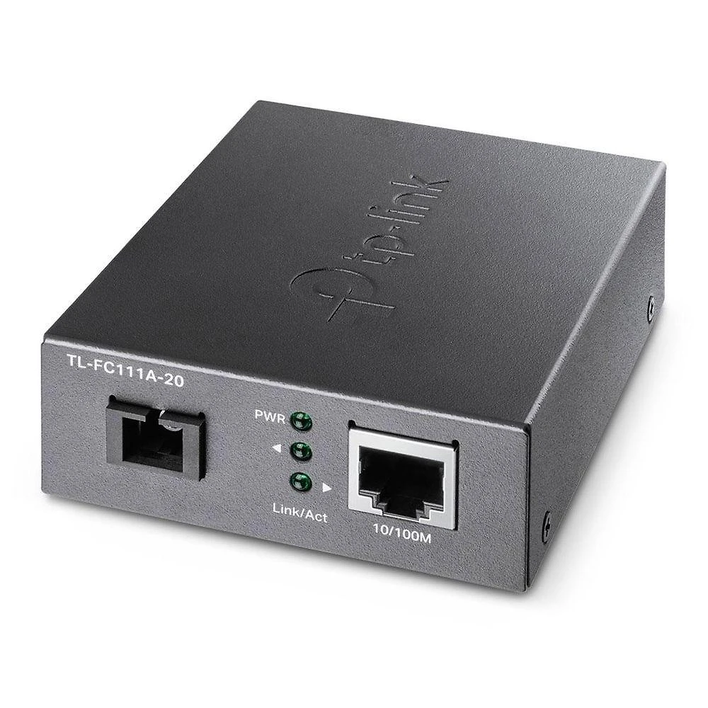 Conversor de Mídia 100M TL-FC111A-20 RJ-45 para Fibra Óptica SC Monomodo TP-Link