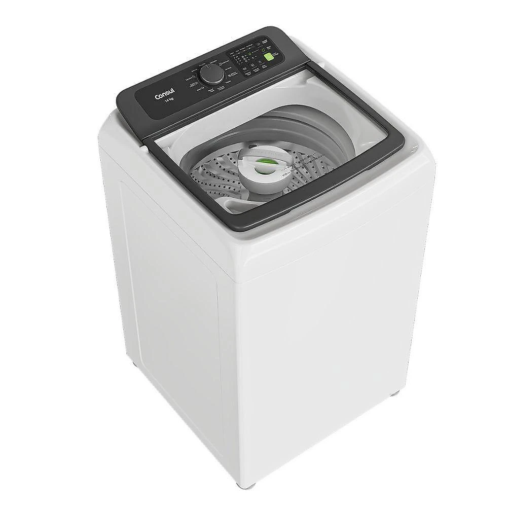 Lavadora de Roupas Consul CWN14AB 14kg Automática Modo Eco Branco 110V