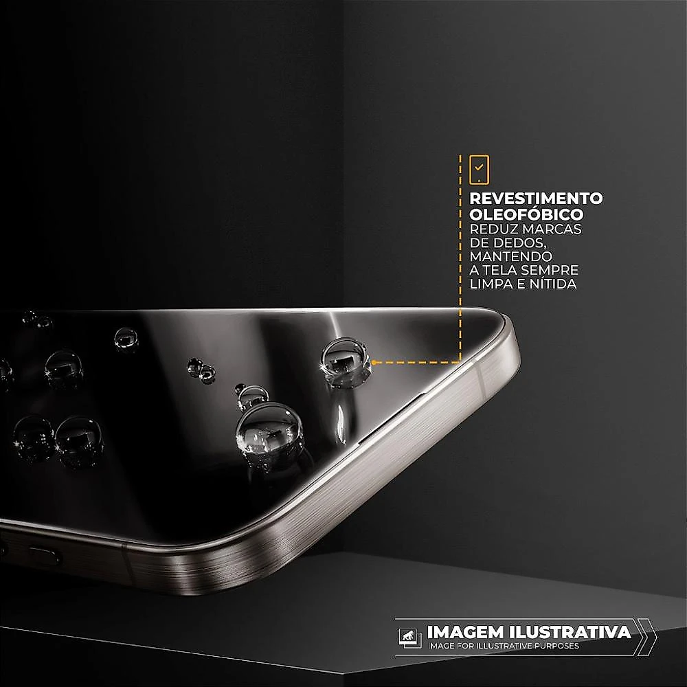 Película para iPhone 14 Pro com Aplicador - Survivor Fosca - Gshield