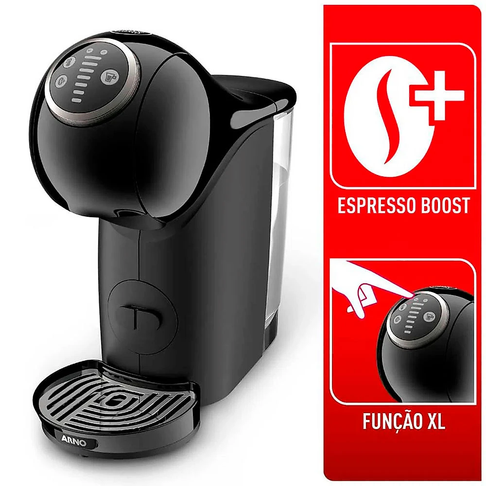 Cafeteira Expresso Dolce Gusto Genio Plus Arno Preto - 110V