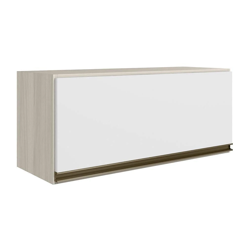 Armario Aereo Basc Mdf 80 Cm Kali 16341 Bianco Toq Branco Uv Nicioli Bianco Toq Branco Uv