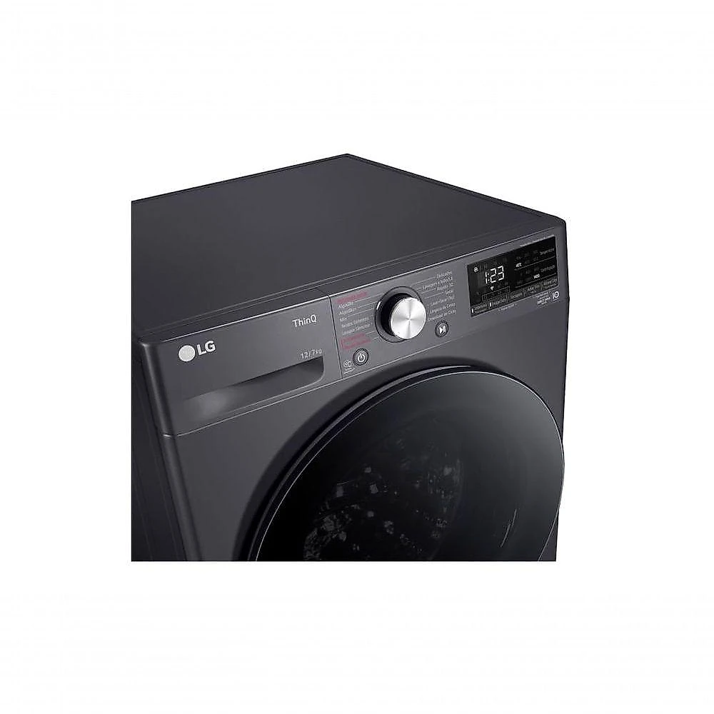 Lava e Seca Smart LG VC4 12kg Titanium Com Inteligência Artificial AIDD CV5012MC4 110V