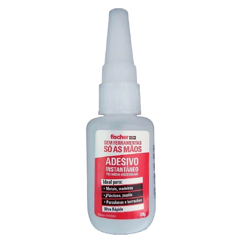 Adesivo Instantâneo 20g - 603304 - Fischer