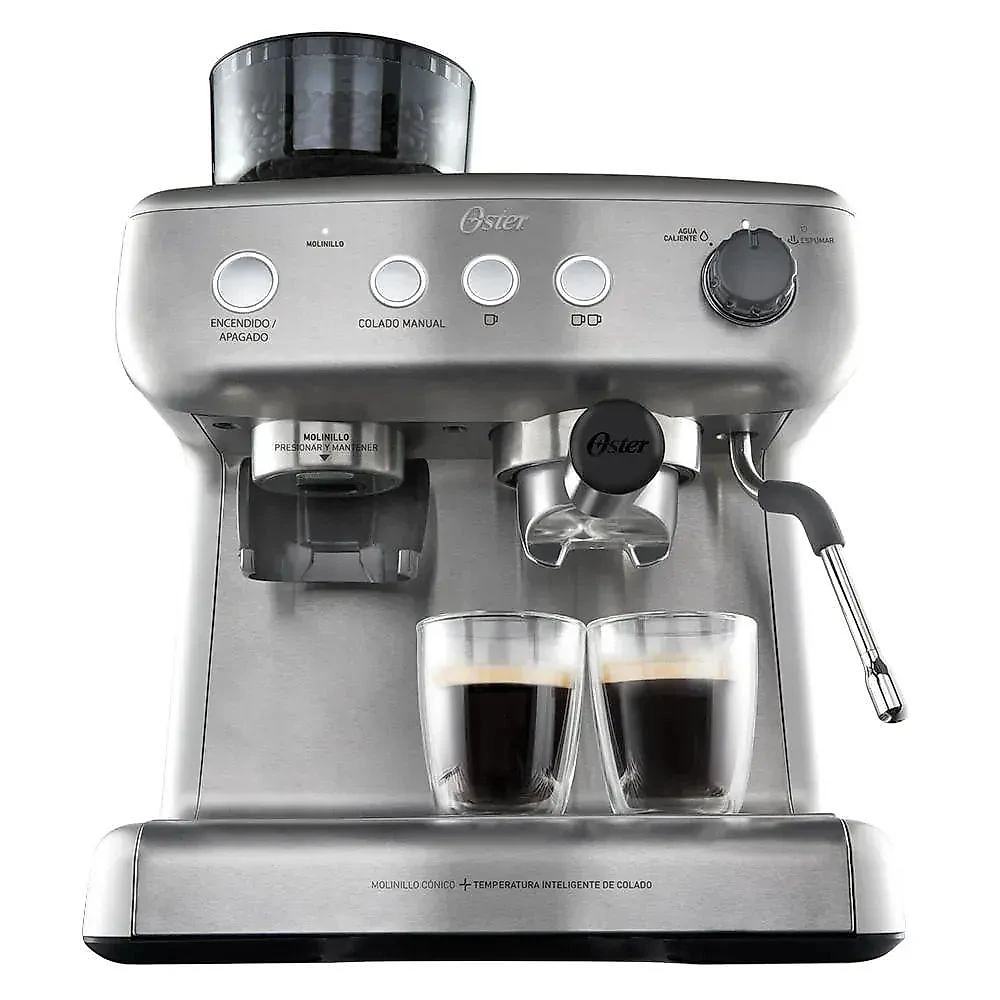 Kit Cafeteira Espresso Xpert Perfect Brew BVSTEM7300 e Sanduicheira Inox Multiuso OSAN500 Cinza