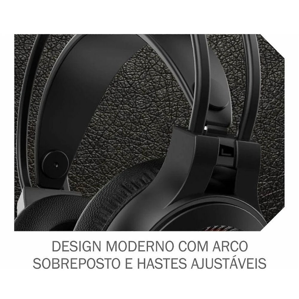 Headset Kmex Gamer Rgb 7.1 Ar63 Preto