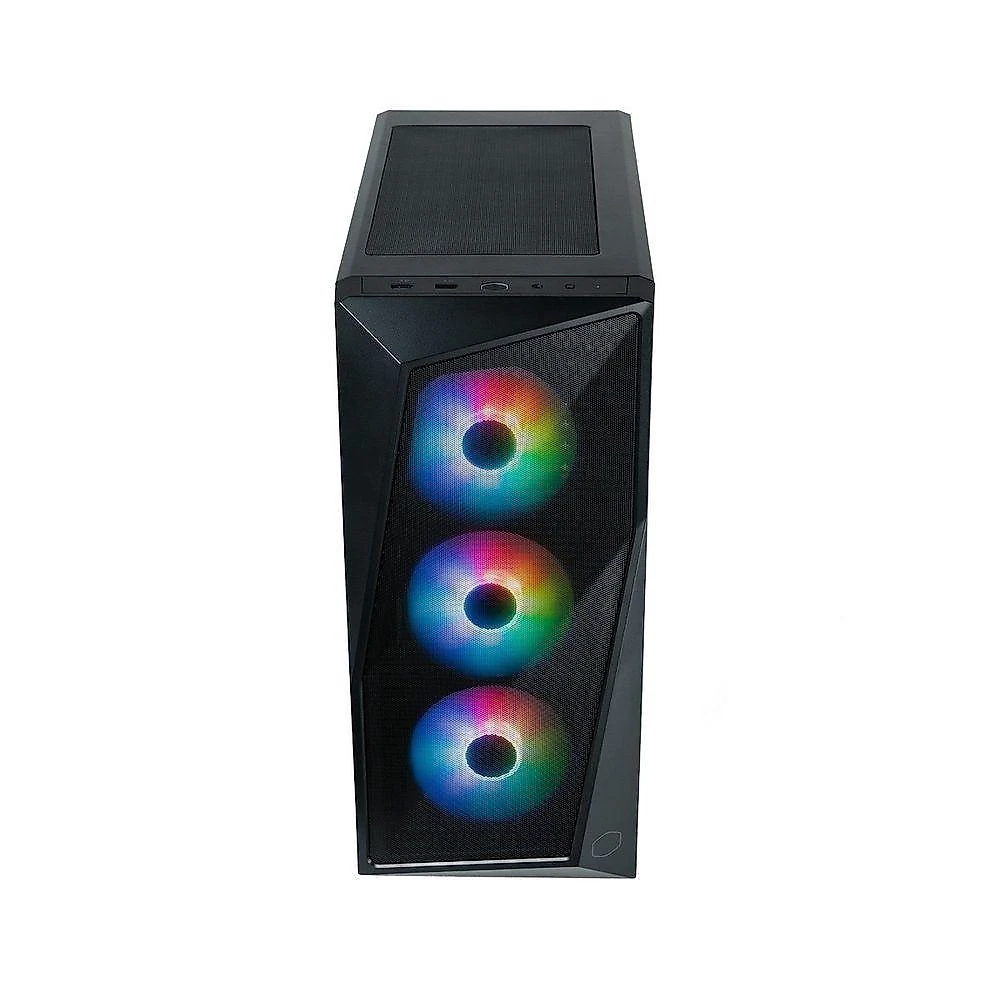 Gabinete para Computador CMP 520 Mid Tower ATX Vidro Temperado com ARGB Preto Cooler Master