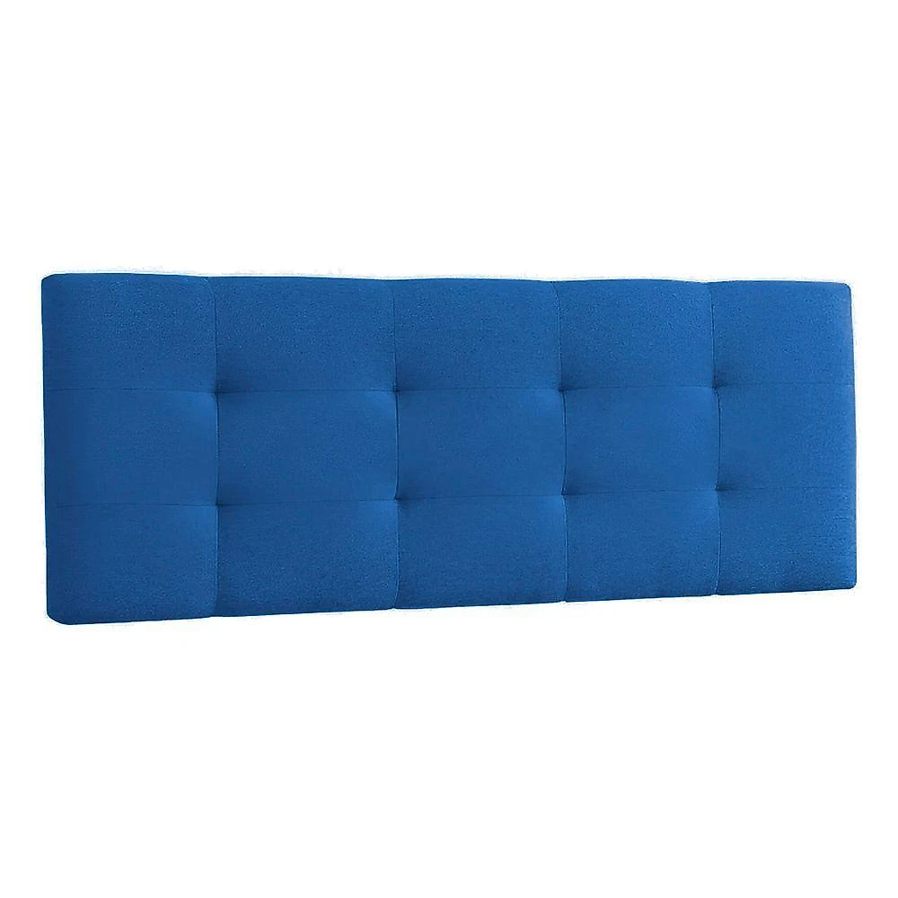 Canto Alemão Recamier Bau + Painel Madri 120cm Suede Azul Marinho - Inova Decor