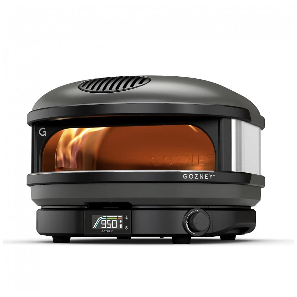 Forno de Pizza Gozney Arc 14" a Gás Propano Chama Lateral Pedra Refratária 500°C Externo Preto
