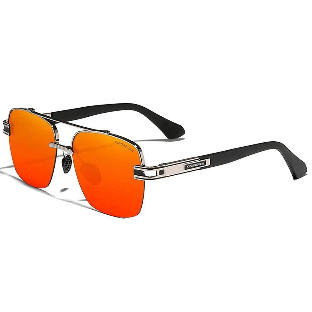 Óculos De Sol Masculino Quadrado Design Retro Proteção Uv400