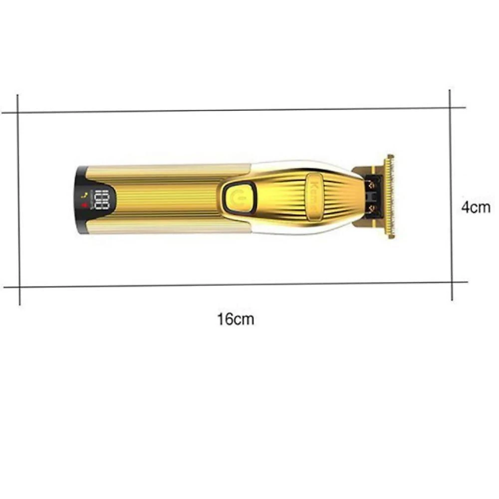 Máquina de Cortar e Acabamento de Cabelo Km I32s Kemei sem Fio Recarregável