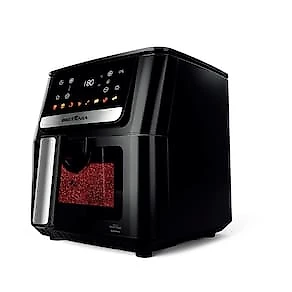 Fritadeira Elétrica Air Fryer Britânia BAF65A 6,5L 1700W Painel Digital Cesto Quadrado Redstone 110V
