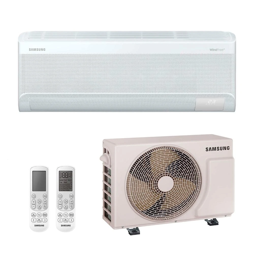 Ar-Condicionado Split Inverter 9000 BTUs Samsung WindFree AI Pro Wi-Fi High Wall Só Frio AR60H09D1AWNAZ/AR60H09D1AWXAZ 220V